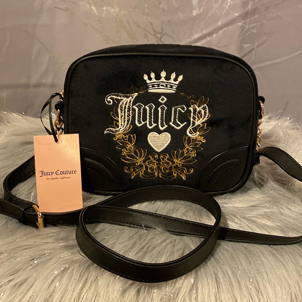 BNWT JUICY COUTURE Heritage Crossbody in Licorice